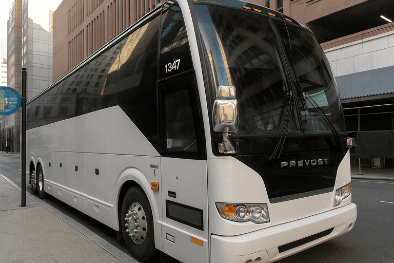 a Revere Coach Bus Service coach bus