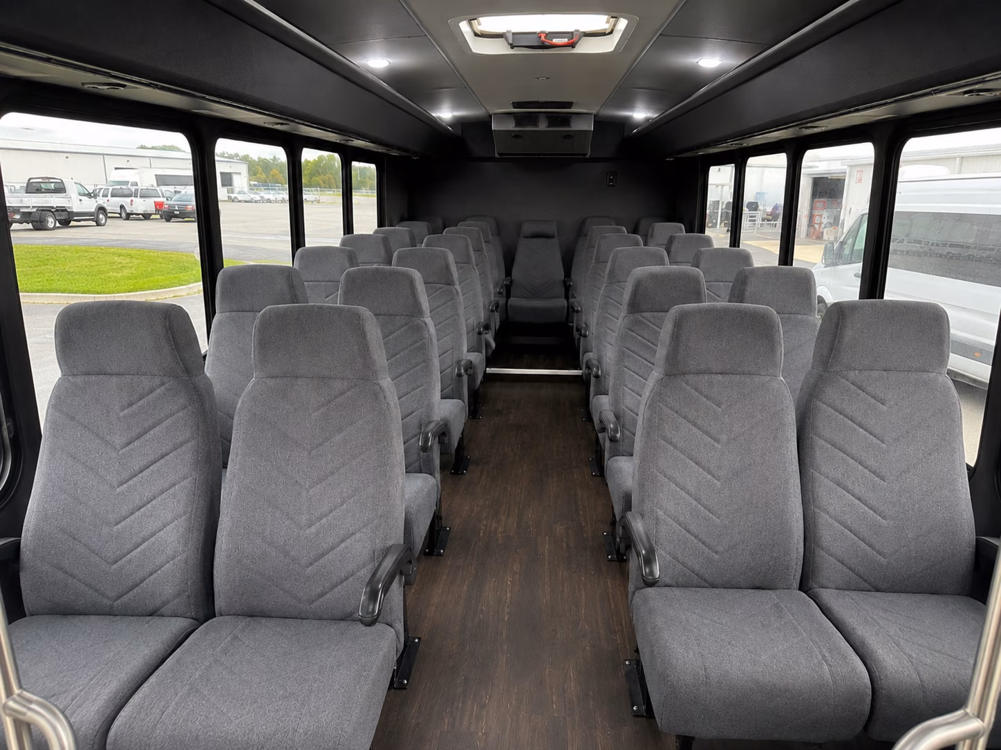 revere 20 passenger minibus interior