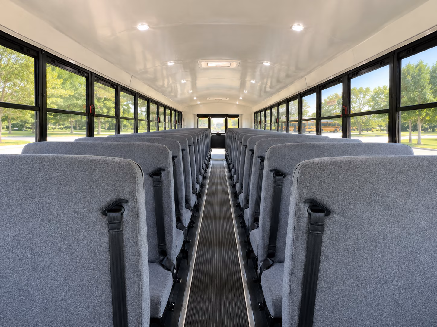revere school bus inside